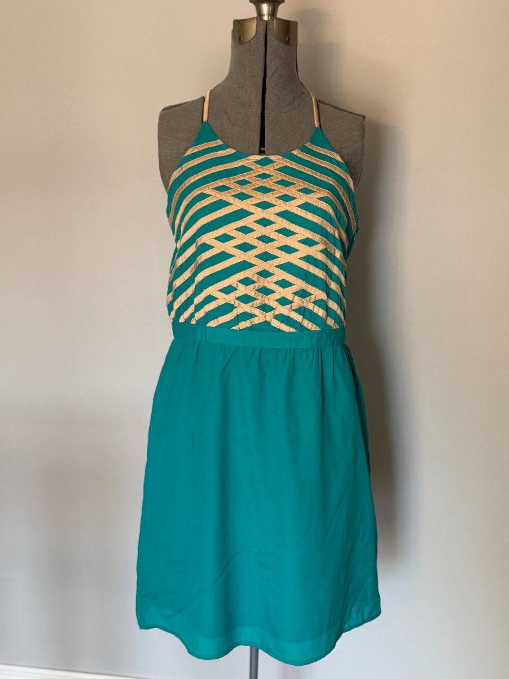 Criss Cross Halter Dress